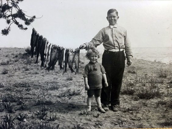 Art McRae as child