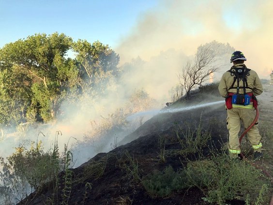 River fire Ceres