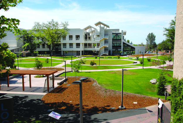 The Dolores Huerta Plaza at Delta College.