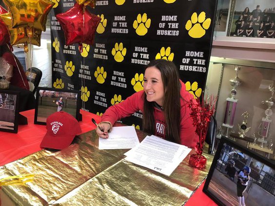 hughson softball signing 1