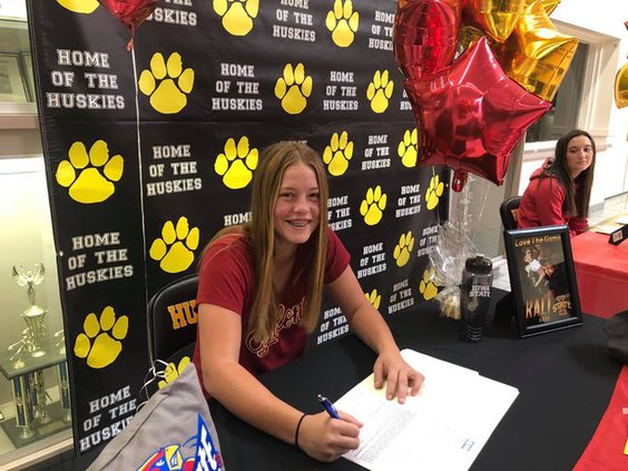 hughson softball signing 2